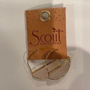 Scout pink and gold earrings